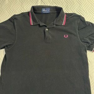 Fred Perry Medium Tipped Polo Black